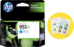 HP 951XL Cyan Officejet Ink Cartridge CN046AA