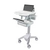 Ergotron SV44-1142-2 StyleView Laptop Cart, LiFe Powered, 4 