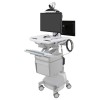 Ergotron SV44-1262-5 StyleView Cart with LCD Arm, LiFe Power