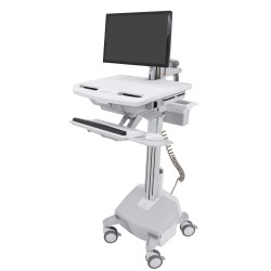 Ergotron SV44-12B2-2 StyleView Cart with LCD Arm, LiFe Power
