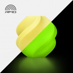 Bambu PLA Glow - Glow Yellow-with Bambu Reusable Spool BAM-A