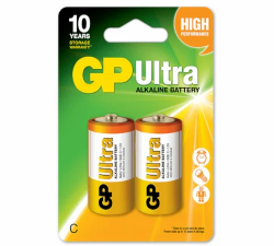GP GPPCA14AU066 Alkaline Ultra 2 C (Card of 2) 