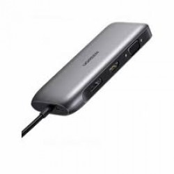 UGREEN CM274-70301 USB C To 2*USB 3.0 A + HDMI + VGA + DP + 
