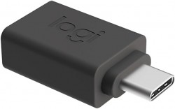 Logitech 956-000170 Logitech USB-A to C adaptor - GRAPHITE -