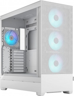 Fractal FD-C-POR1X-01  Pop XL Air RGB White TG Clear Tint