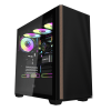 DarkFlash DS900WS Black  Wood-Inspired Front Accent, ATX cas