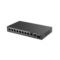 Ruijie RG-ES210GS-P 10-Port Gigabit Smart POE Switch, 8 PoE/