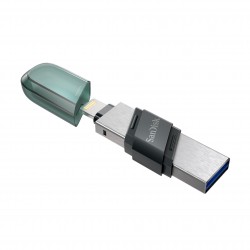 SanDisk iXpand Flash Drive Flip, SDIX90N 128GB, Black, iOS, 