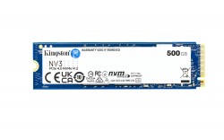 Kingston SNV3S/500G  NV3 - M.2 PCIe 2280 Gen 4x4 NVMe SSD - 