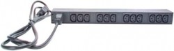 APC AP9565 Rack PDU, Basic, 1U, 16A, 208/230V, (12)C13